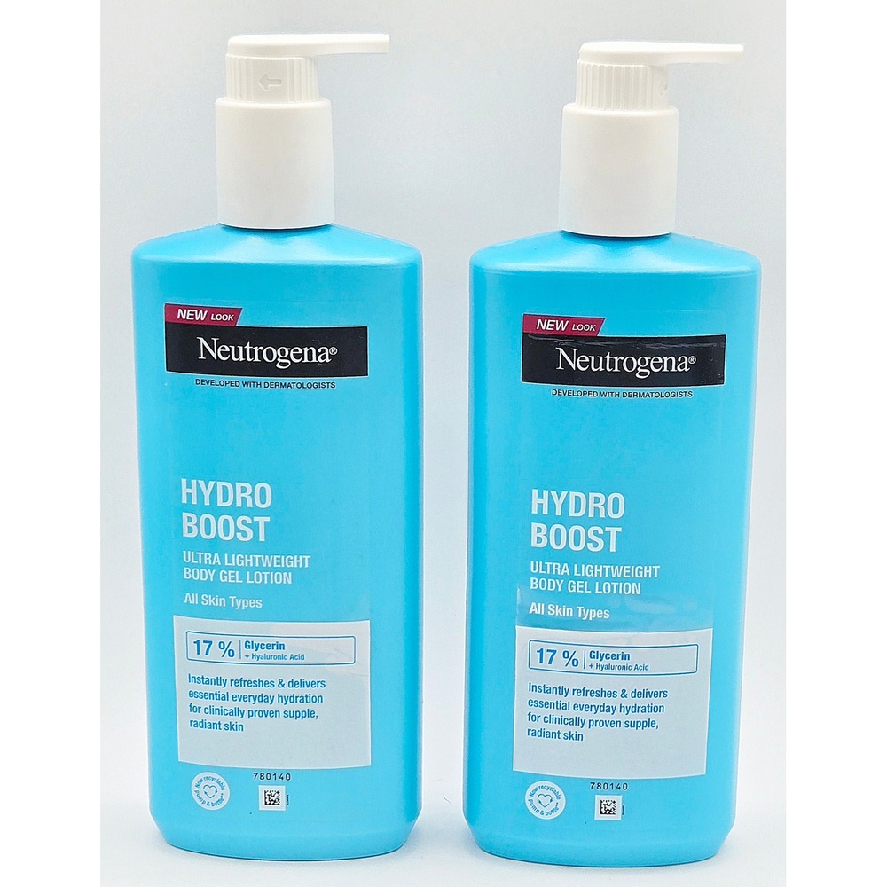 Neutrogena Hydro Boost Ultra Lightweight Body Gel Lotion 400 ml/ 13.5 oz-2 Pack